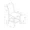 Monarch Specialties Dining Chair, Set Of 2, Counter Height, Upholstered, Kitchen, Dining Room, Pu Leather Look, Grey I 1902 - alternate 4